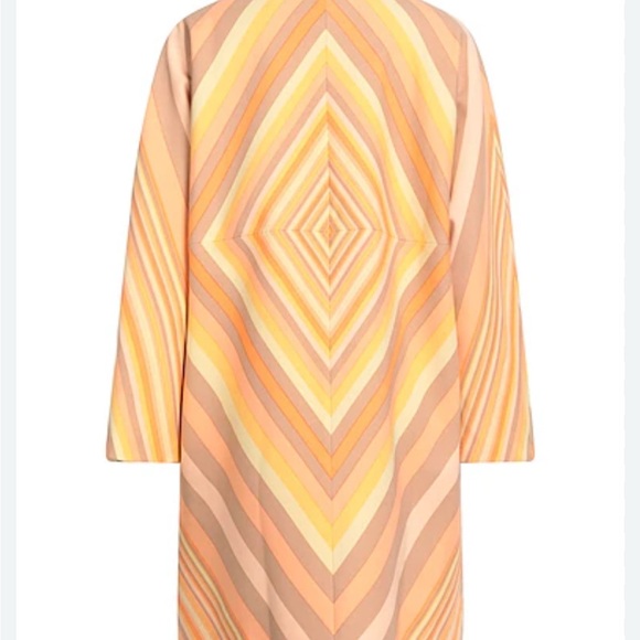 Valentino GaravaniCoat Geometric Patterned Long Coat